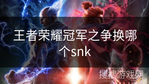 王者荣耀冠军之争换哪个snk
