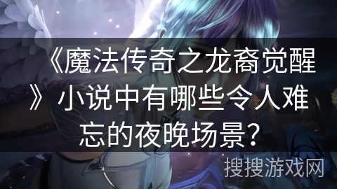《魔法传奇之龙裔觉醒》小说中有哪些令人难忘的夜晚场景？