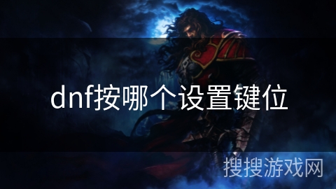 dnf按哪个设置键位