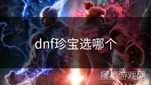dnf珍宝选哪个