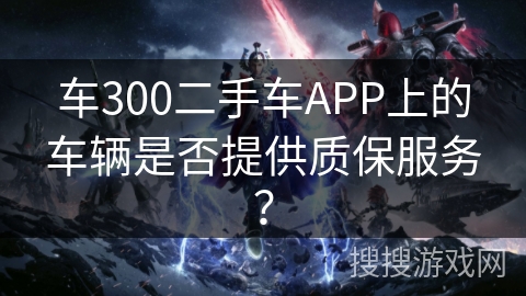 车300二手车APP上的车辆是否提供质保服务？