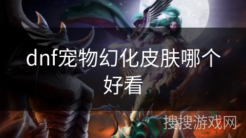dnf宠物幻化皮肤哪个好看