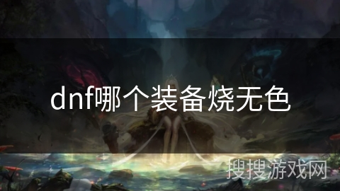 dnf哪个装备烧无色