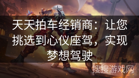 天天拍车经销商：让您挑选到心仪座驾，实现梦想驾驶
