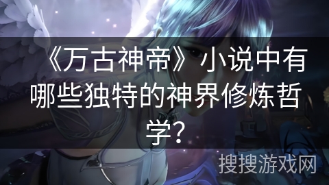 《万古神帝》小说中有哪些独特的神界修炼哲学？