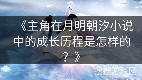 《主角在月明朝汐小说中的成长历程是怎样的？》
