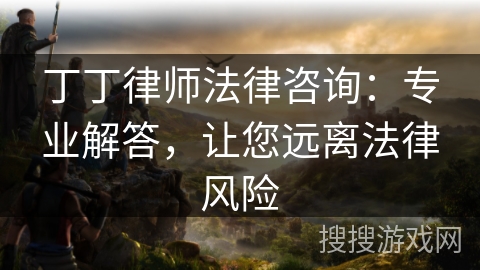 丁丁律师法律咨询：专业解答，让您远离法律风险