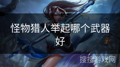 怪物猎人举起哪个武器好