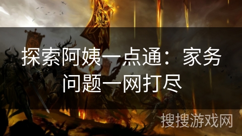 探索阿姨一点通：家务问题一网打尽