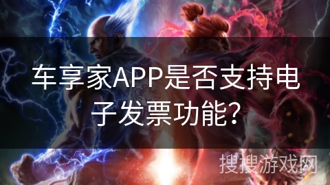 车享家APP是否支持电子发票功能？