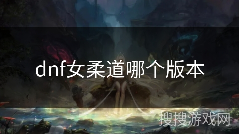 dnf女柔道哪个版本