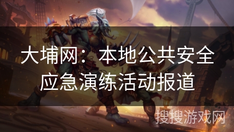大埔网：本地公共安全应急演练活动报道