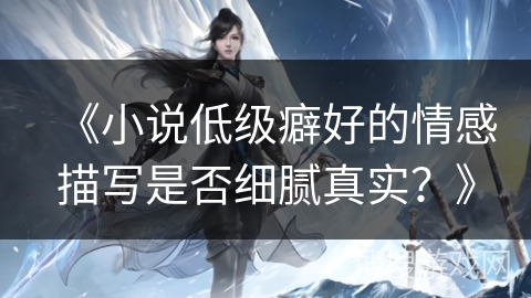 《小说低级癖好的情感描写是否细腻真实？》