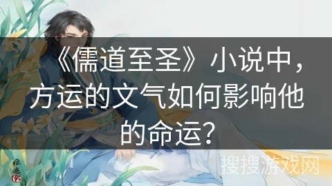 《儒道至圣》小说中，方运的文气如何影响他的命运？