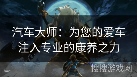 汽车大师：为您的爱车注入专业的康养之力