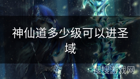 神仙道多少级可以进圣域