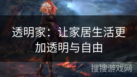 透明家：让家居生活更加透明与自由