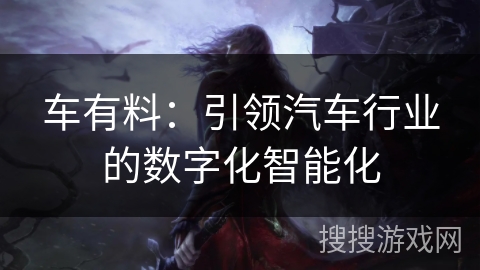车有料：引领汽车行业的数字化智能化