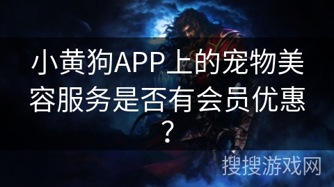 小黄狗APP上的宠物美容服务是否有会员优惠？