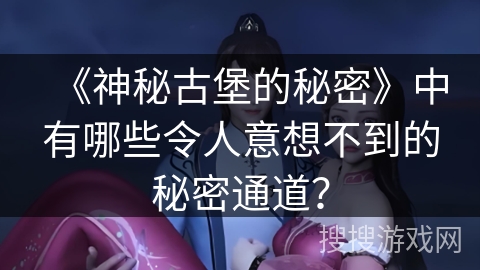 《神秘古堡的秘密》中有哪些令人意想不到的秘密通道？