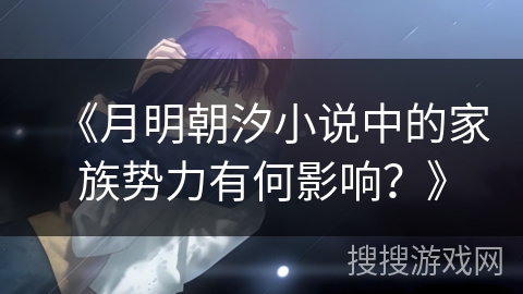 《月明朝汐小说中的家族势力有何影响？》