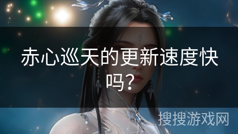 赤心巡天的更新速度快吗？