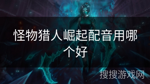 怪物猎人崛起配音用哪个好