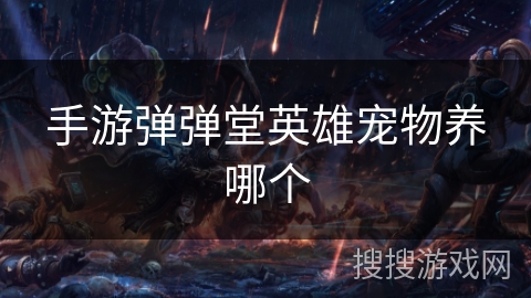 手游弹弹堂英雄宠物养哪个