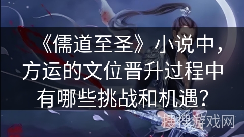 《儒道至圣》小说中，方运的文位晋升过程中有哪些挑战和机遇？