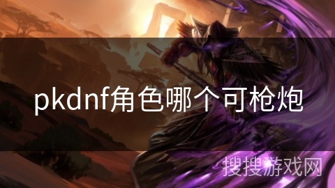 pkdnf角色哪个可枪炮
