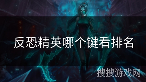 反恐精英哪个键看排名