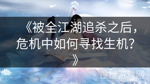 《被全江湖追杀之后，危机中如何寻找生机？》