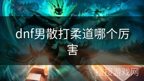 dnf男散打柔道哪个厉害