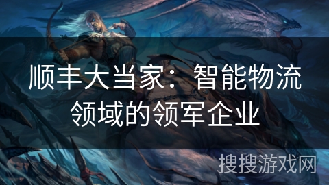 顺丰大当家：智能物流领域的领军企业