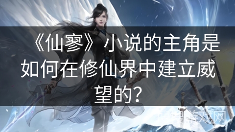 《仙寥》小说的主角是如何在修仙界中建立威望的？