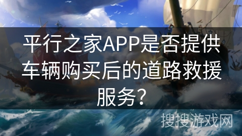 平行之家APP是否提供车辆购买后的道路救援服务？