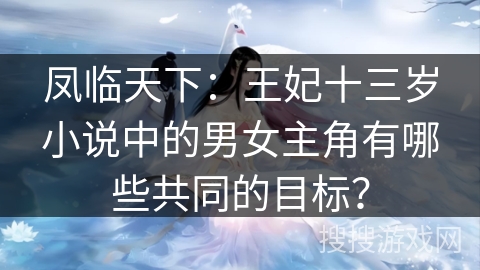 凤临天下:王妃十三岁小说中的男女主角有哪些共同的目标? 凤临天下:王妃十三岁小说中的男女主角有哪些共同的目标?