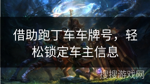 借助跑丁车车牌号，轻松锁定车主信息