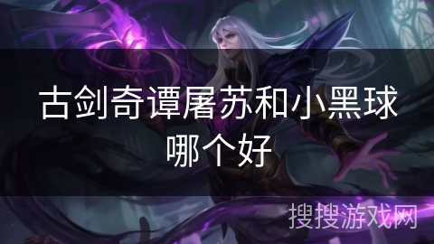 古剑奇谭屠苏和小黑球哪个好