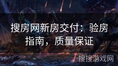搜房网新房交付：验房指南，质量保证