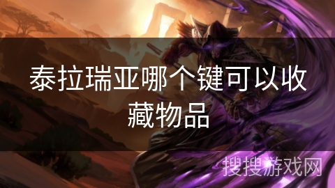 泰拉瑞亚哪个键可以收藏物品