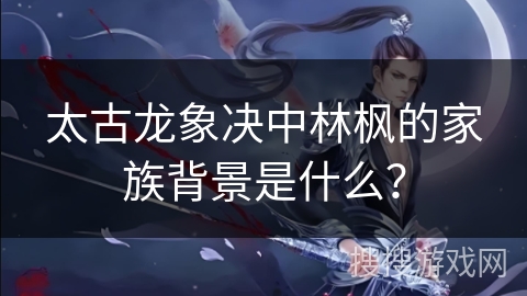 太古龙象决中林枫的家族背景是什么？