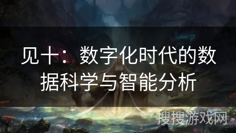 见十：数字化时代的数据科学与智能分析