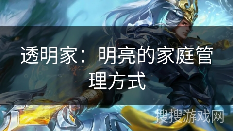 透明家：明亮的家庭管理方式