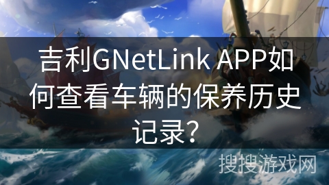 吉利GNetLink APP如何查看车辆的保养历史记录？