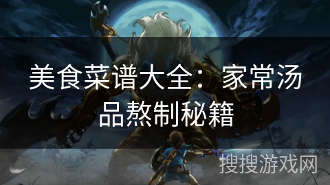 美食菜谱大全：家常汤品熬制秘籍