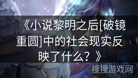 《小说黎明之后[破镜重圆]中的社会现实反映了什么？》