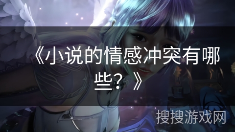《小说的情感冲突有哪些？》