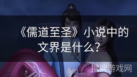《儒道至圣》小说中的文界是什么？