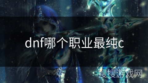 dnf哪个职业最纯c